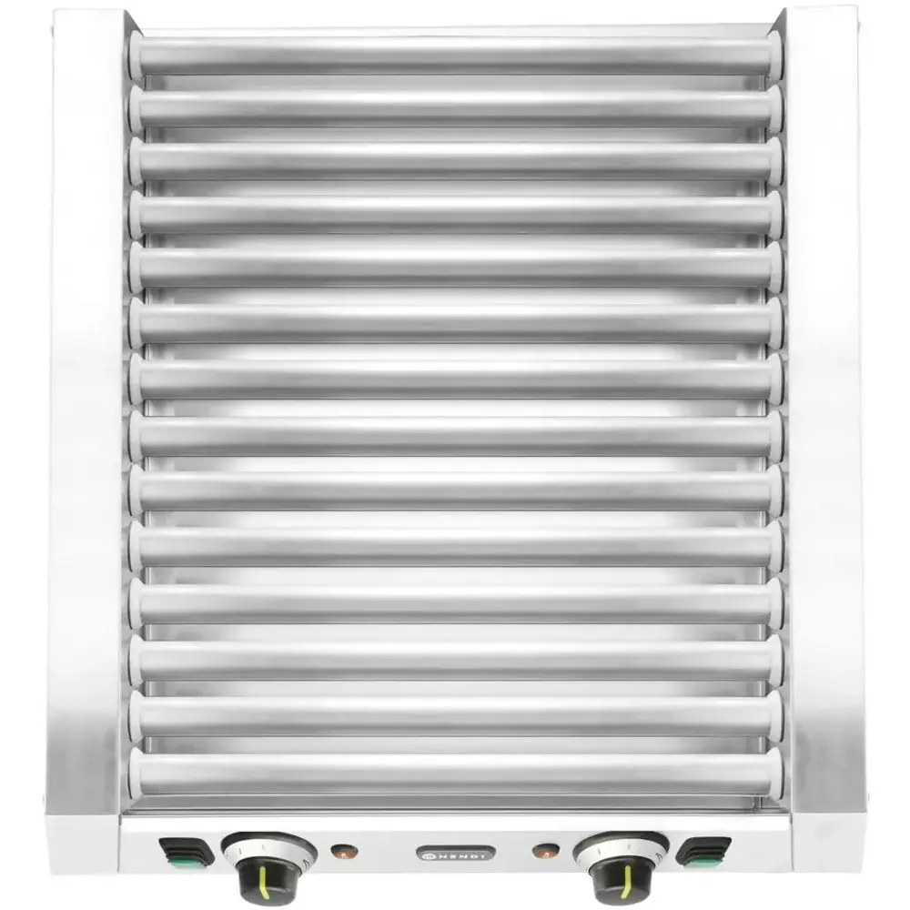 Hendi Worstengrill | 2 Zones (14 Rollen) | ≤ 230°c | 1.23kw (230v) | 566x640x192(h)mm