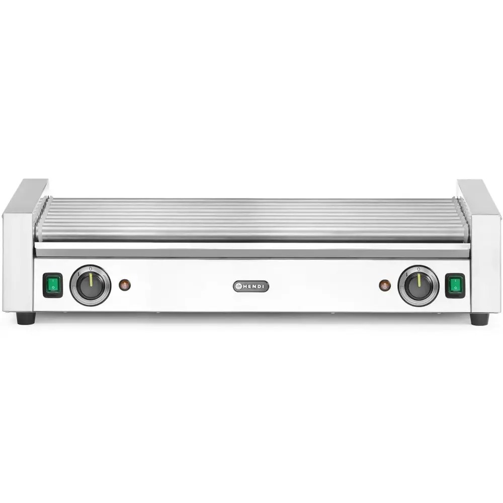 Hendi Worstengrill | 2 Zones (14 Rollen) | ≤ 230°c | 2kw (230v) | 732x590x168(h)mm