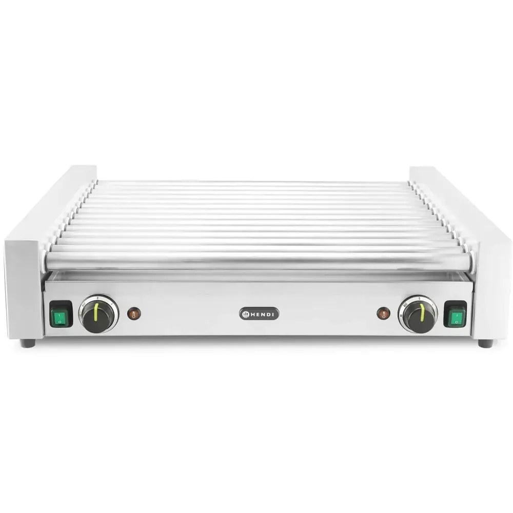 Hendi Worstengrill | 2 Zones (14 Rollen) | ≤ 230°c | 2kw (230v) | 732x590x168(h)mm