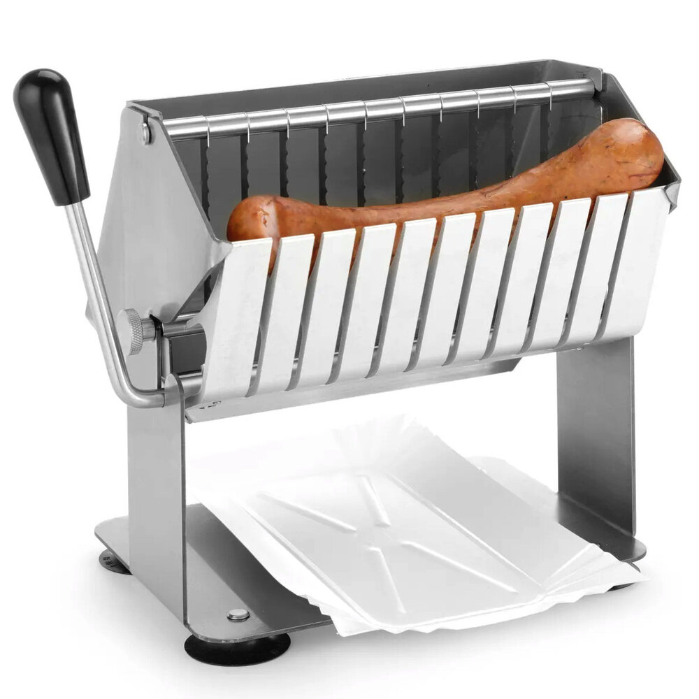 Hendi Worstsnijder | Rvs | Handmatig | 11 Plakken | 275x170x235(h)mm
