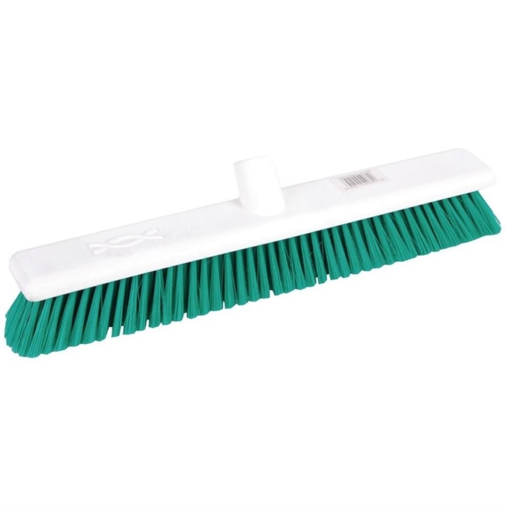 Jantex Zachte Hygiënische Bezem 45cm Groen | Machine Wasbaar Tot 100°c