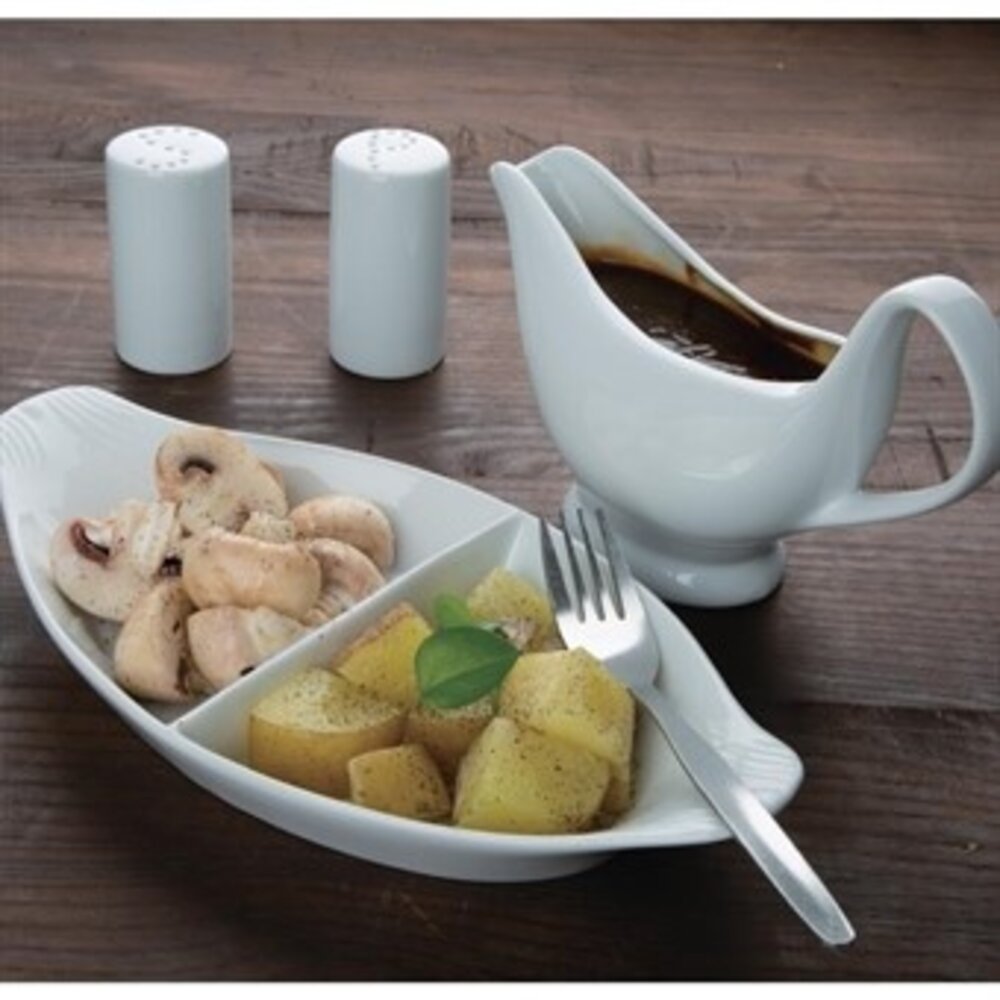 Olympia Zoutstrooiers | Whiteware | Porselein | Wit | 12 Stuks | 80(h)mm
