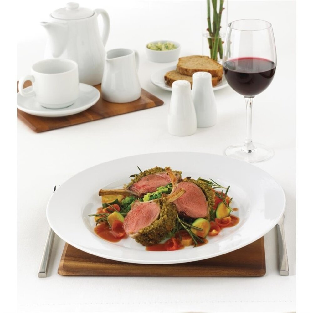 Olympia Zoutstrooiers | Whiteware | Porselein | Wit | 12 Stuks | 90(h)mm