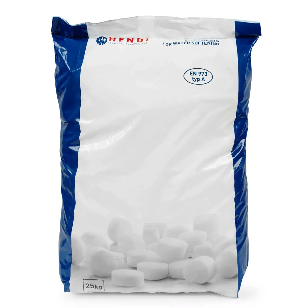 Hendi Zouttabletten | Automatische Ontharders | Natriumchloride (nacl) | 25kg