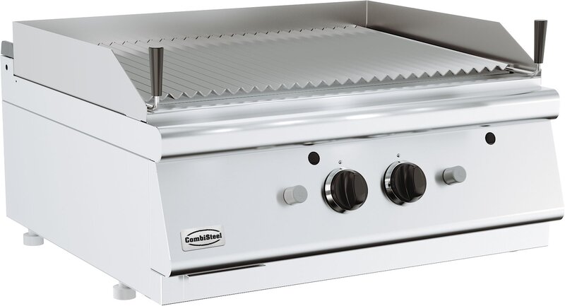 Base 700 Lavasteengrill Gas Dubbel Tafelmodel
