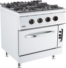 Base 700 Gasfornuis 4 Br. Met Gasoven