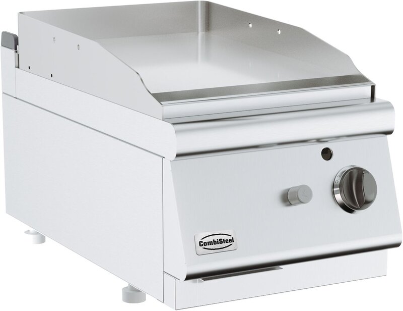 Base 700 Gasbakplaat Chroom Enkel Tafelmodel