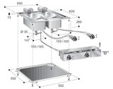 El. Friteuse 2x10 L