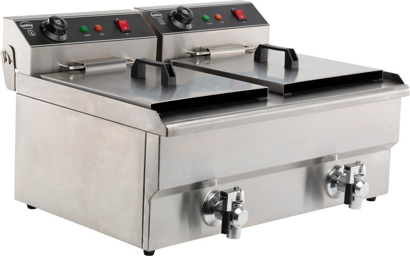Elektrische Tafelfriteuse 2x8 L