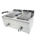 Elektrische Tafelfriteuse 2x10 L