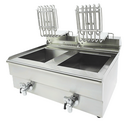Elektrische Tafelfriteuse 2x10 L