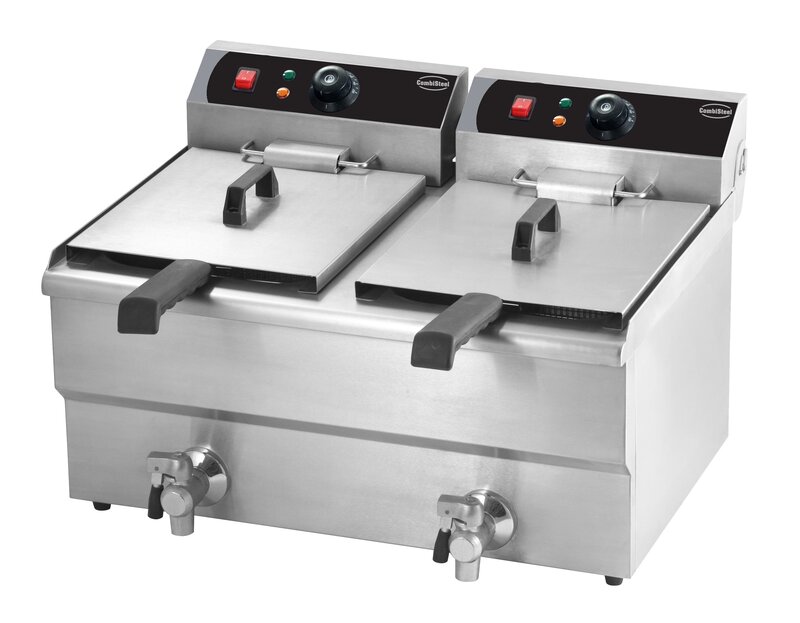 Elektrische Tafelfriteuse 2x10 L