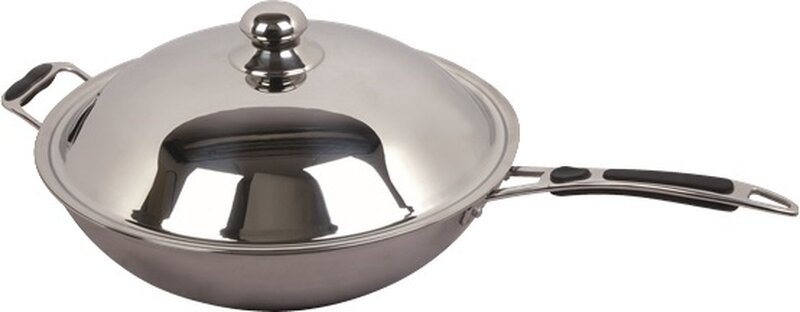 Rvs Inductie Wokpan ø36
