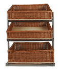 Broodmanden Etagere 3 Hoog Breed  Incl. Manden