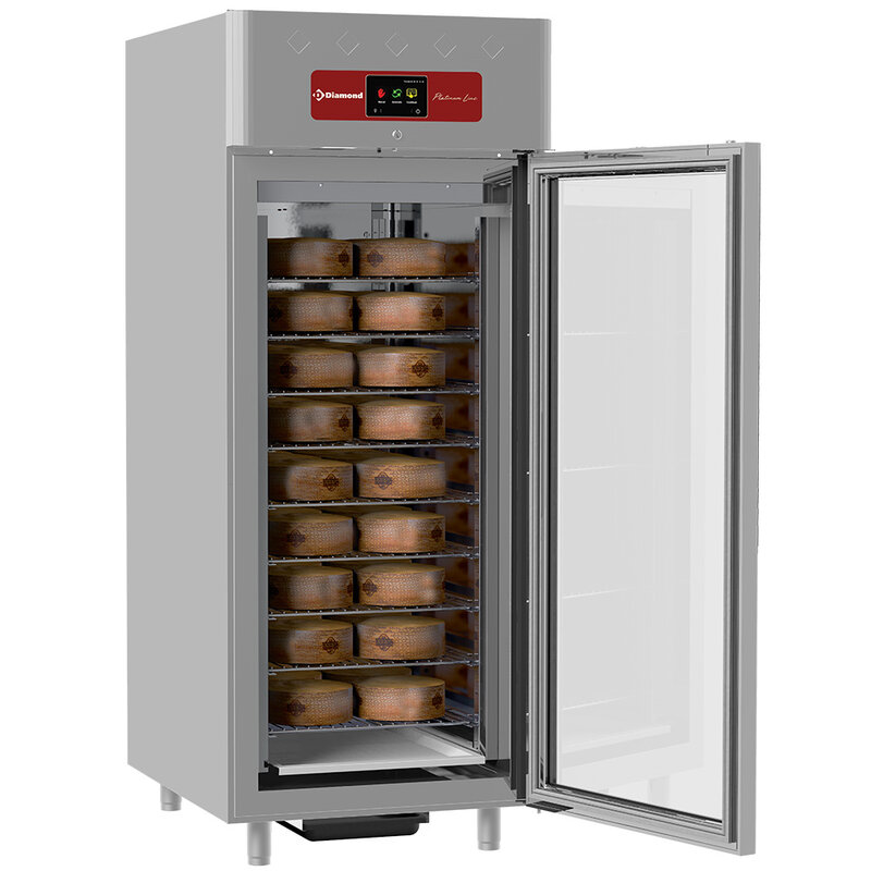 Rijpingskast Fermenting Aging Voor Kazen 850 Liter Geventileerd, 1 Glazen Deur 20x GN 2/1