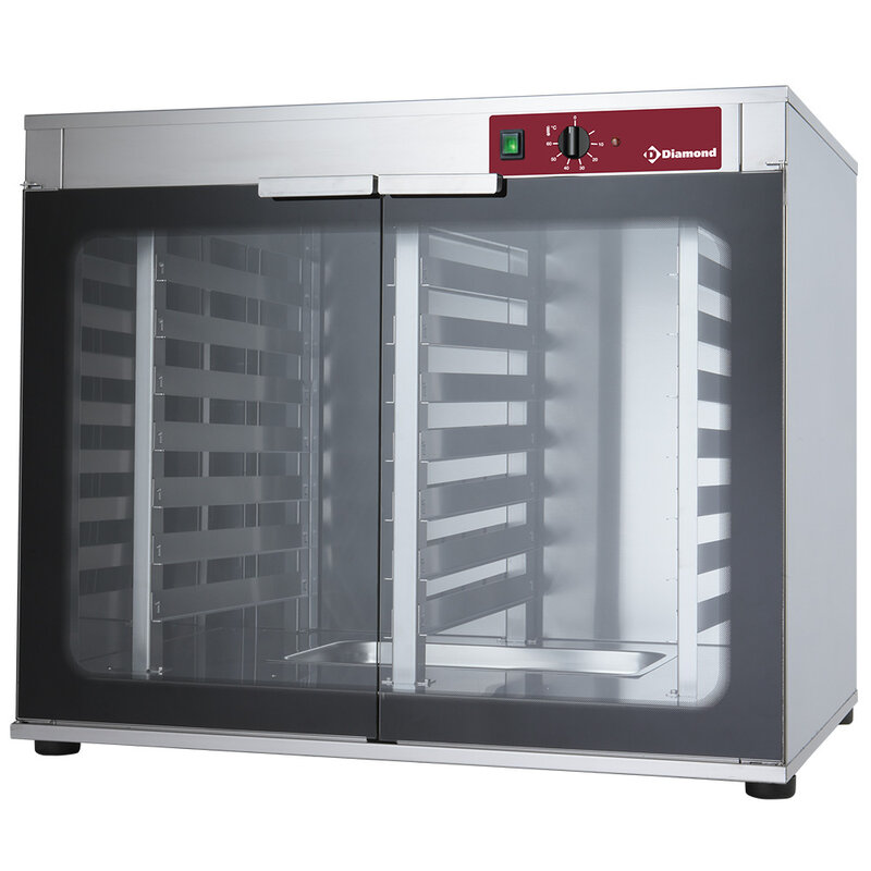 Rijskast Voor Oven 2 Deuren 2x 8 Niveaus
