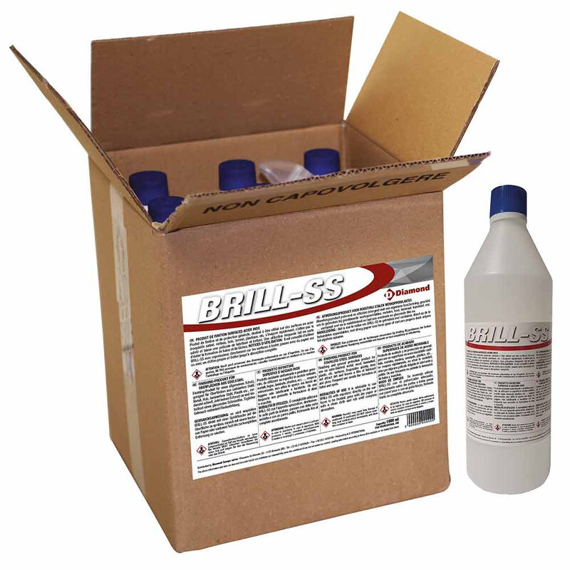 Afwerkingsmiddel Voor Rvs Oppervlaktes - 1 Fl. x 1 KG