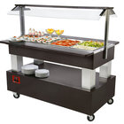 Buffet - Salad Bar, Gekoeld, 4x GN 1/1-150 (wengé Hout)