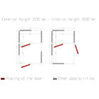 Combi Koelkamer Iso 100, Binnen Afmetingen 2230 x 2030 & 2230 x 1230 xh 2230 mm  (10,09 + 6,12 M³)