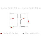 Combi Koelkamer Iso 100, Binnen Afmetingen 2230 x 2630 & 2230 x 1230 xh 2230 mm  (13,08 + 6,12 M³)
