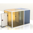 Combi Koelkamer Iso 100, Binnen Afmetingen 2230 x 2630 & 2230 x 1230 xh 2230 mm  (13,08 + 6,12 M³)