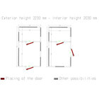 Combi Koelkamer Iso 100, Binnen Afmetingen 2830 x 3230 & 2830 x 1830 xh 2230 mm  (20,38 + 11,55 M³)