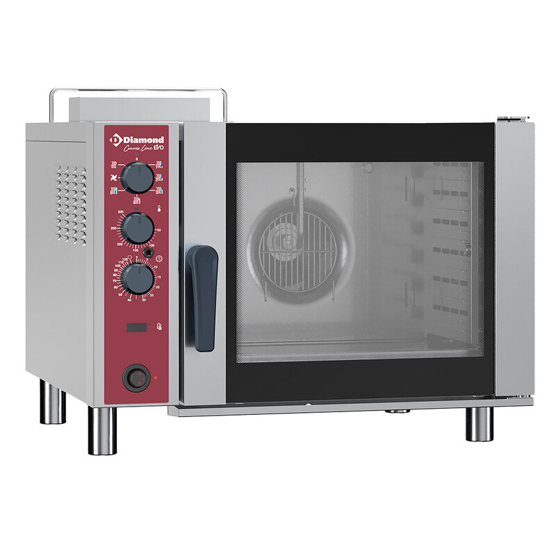 Convectie Gasoven, 6x GN 1/1, Automatische  Luchtbevochtiger