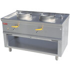 Wok-fornuis 2 Branders