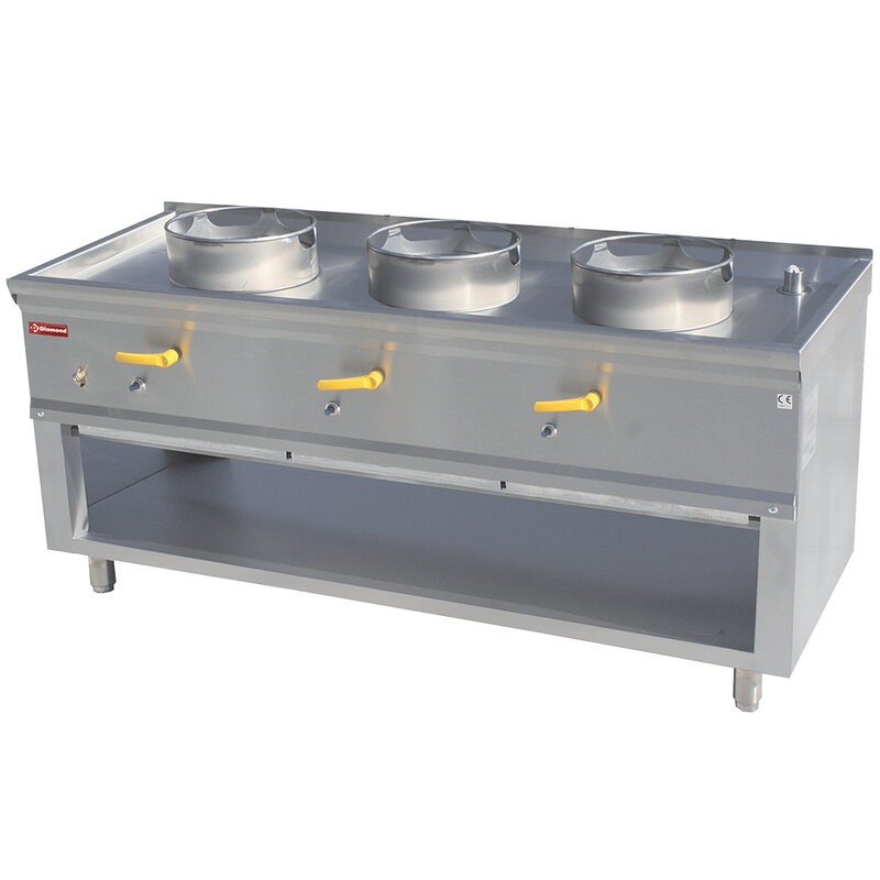 Wok-fornuis 3 Branders