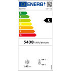 Negatieve Gekoelde Vitrine 646 Liter - 6 Niveaus Met Lichtbak - Wit