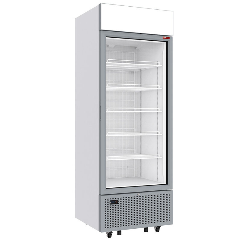 Negatieve Gekoelde Vitrine 646 Liter - 6 Niveaus Met Lichtbak - Wit