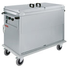 Bain-marie-wagen 2x GN 1/1, 2 T°, Deksels, Kast Met Draaideur