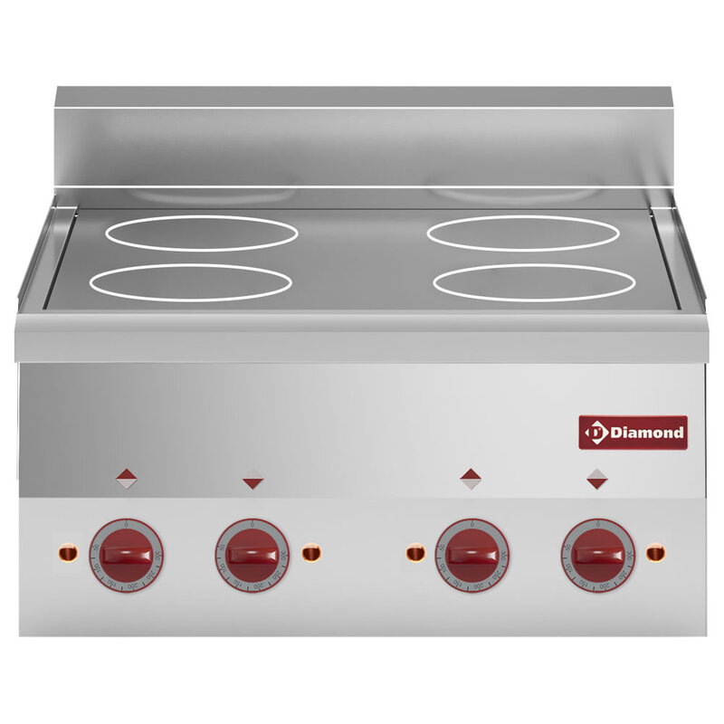 Vitrokeramisch Fornuis 4 Kookplaten -top-