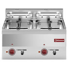 Elektrische Friteuse 2 Kuipen 10 Liter -top-
