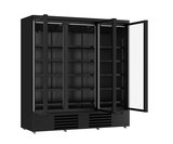 Koelkast 3 Glasdeuren Zwart Jde-1530r BL
