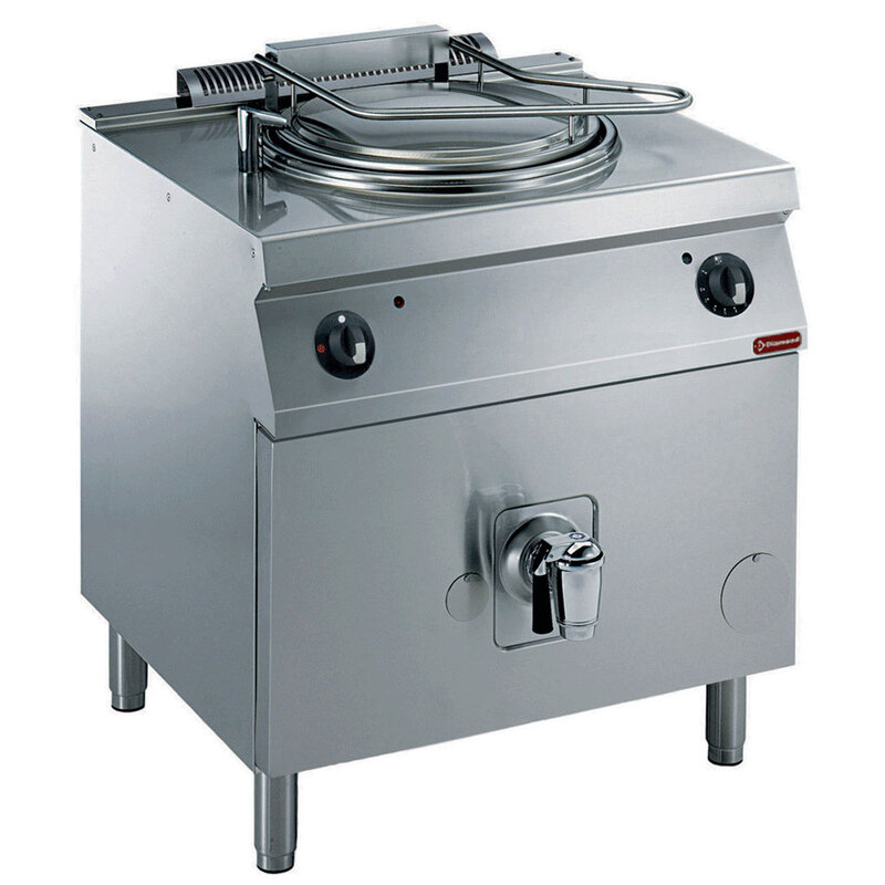 Gas Kookketel 150 Liter, Directe Verwarming, op Meubel