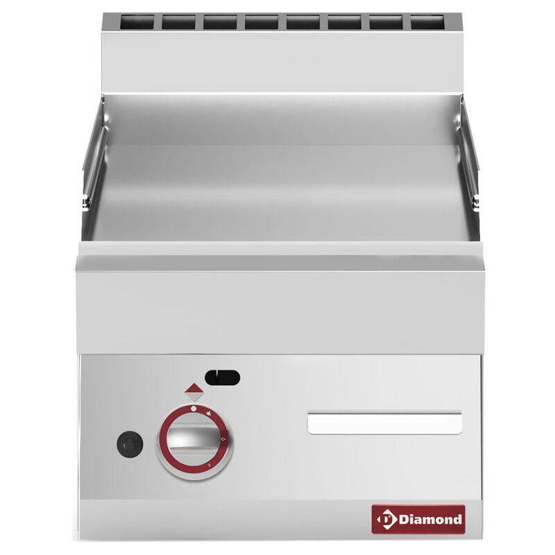 Bakplaat op Gas Met Vlakke Plaat -top-