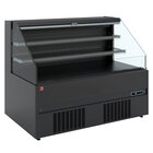 Halfmuurkoelkast, Zelfbediening, Open - Full Black
