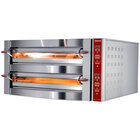 Elektrischeoven, 2 Kamers, 2x 6 Pizza's Ø 350 mm