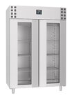Vrieskast Rvs Glasdeur Mono Block 1400 Ltr