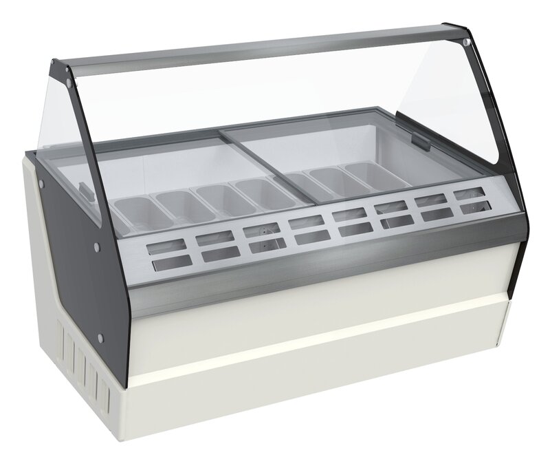 Schepijsvitrine Hawai 16x 5ltr  *transport OP Aanvraag*