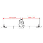 Band-uitroller, Tafelmodel, 500x1000 mm