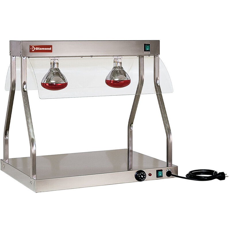 Warmhoud Brug en Plaat, Infrarode Lampen (2x 250 W)