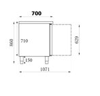 700 Koelwerkbank 3 Drs