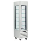 Full Glazen Vitrine" 260 Lt., 5 Glazen Niveaus, Geventileerd -ice Cream & Pastry - Wit