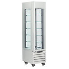 Full Vitrine 260 Lt., 5 Glazen Niveaus, Geventileerd - Pastry - Wit
