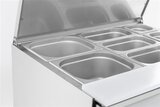 Saladette 2 Deuren 2.5x1/1gn Pan