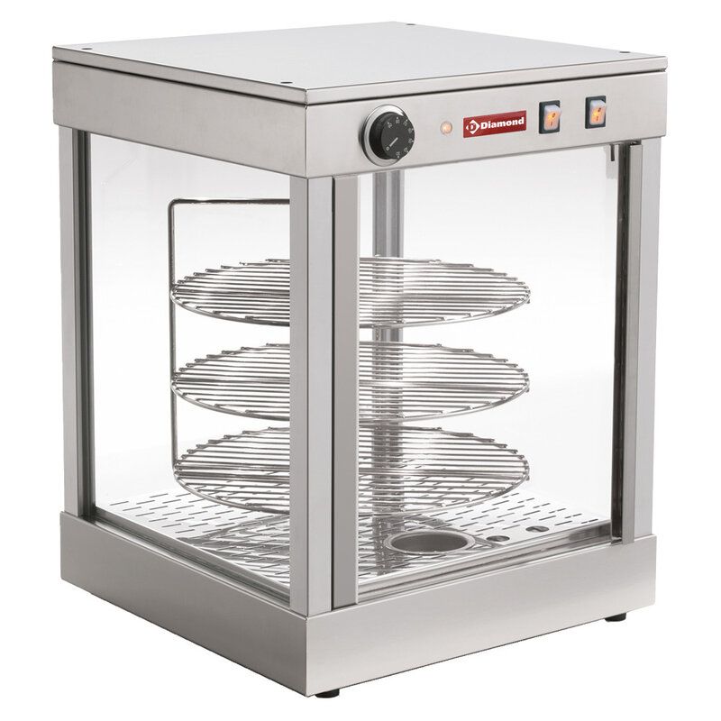 Warme Vitrine Draaiend D.380 mm