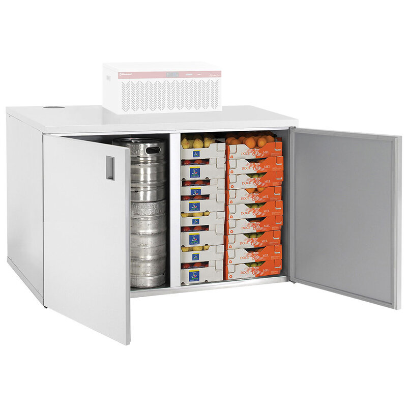 Opslagkoffer, 1000 Liter, 2 Deuren (zonder Groep)