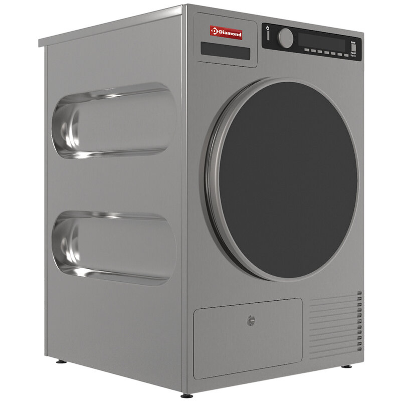 Droogkast 6,5 kg "inox-titanium", Met Condensor